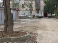 Во дворе нескольких МКД района Всесоюзной,10 завершается благоустройство