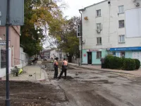 Новости » Общество: В переулке Кооперативном в Керчи подготовку дороги к асфальтировке довели до Кирова