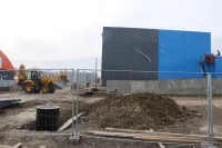 Новости » Общество: Быстровозводимый бассейн в Керчи готов уже на 65-70%