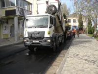 Новости » Общество: Ремонт дороги в переулке Кооперативном в Керчи вышел на финишную прямую