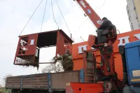 Новости » Общество: В Керчи продолжают убирать самовольные постройки