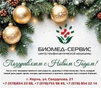 "Биомед-сервис" желает вам яркого и здорового Нового года!
