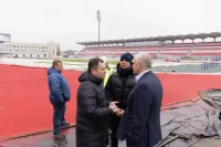 Новости » Общество: Капремонт стадиона в Керчи планируют в скором времени завершить