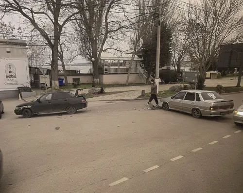 Утро в Керчи началось с аварии