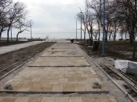 Новости » Общество: Благоустройство Приморского парка в Керчи выходит на финишную прямую