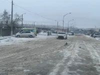 Новости » Общество: Дорога-дублер по ШГС в Керчи во время зимней непогоды требует особого внимания