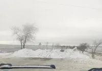 Новости » Криминал и ЧП: Дорога в с.Бондаренково через Аджимушкай перекрыта снегом