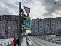 В Керчи опять появились светофоры-флюгеры