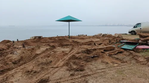 В Керчи стартовали работы по благоустройству зоны отдыха Сморжевского