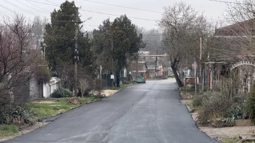 На улице Афанасьева в Керчи появился новый асфальт