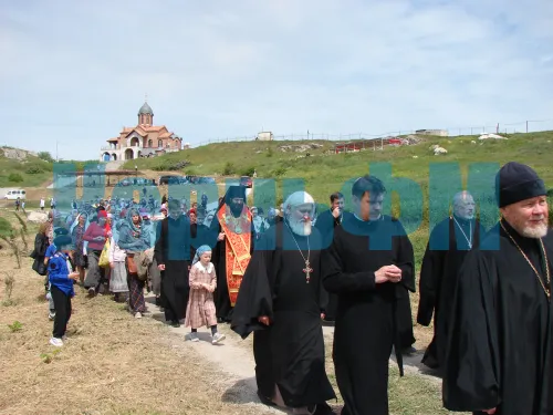 Под Керчью сегодня отметили праздник Георгия Победоносца