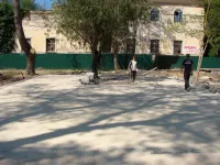 В новом сквере Керчи за остановкой "Фабрика-Кухня" установят порядка 15 светильников