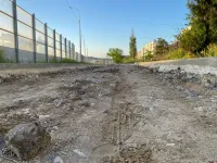 Новости » Общество: "Раскопки" на шоссе Героев Сталинграда в Керчи не спешат устранять