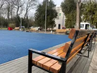 Новости » Общество: Керчане интересуются: где обещанная площадка для бадминтона?