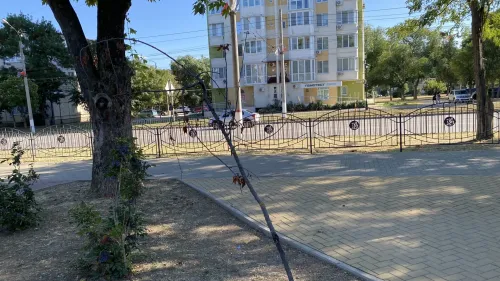 В Керчи погибли саженцы фруктовых деревьев