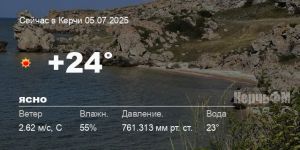 Погода в Керчи 05 июля