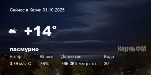Новости: Погода в Керчи 01 октября