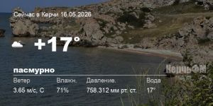 Погода в Керчи 16 мая