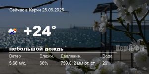 Новости: Погода в Керчи 26 июня