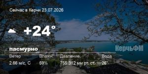 Новости: Погода в Керчи 23 июля