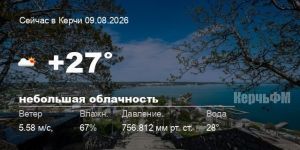 Погода в Керчи 09 августа