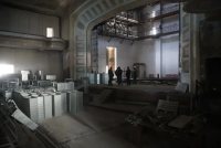 Новости » Общество: Эдуард Щёголев и Олег Каторгин осмотрели ход реконструкции объектов исторического наследия Керчи