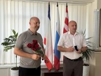 В Керчи поздравили ветерана боевых действий Валерия Валентиновича Большакова