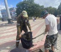 В Керчи ежедневно поддерживают чистоту на улицах города