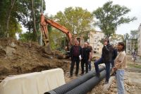 В Керчи проверили, как продвигается благоустройство придомовых территорий